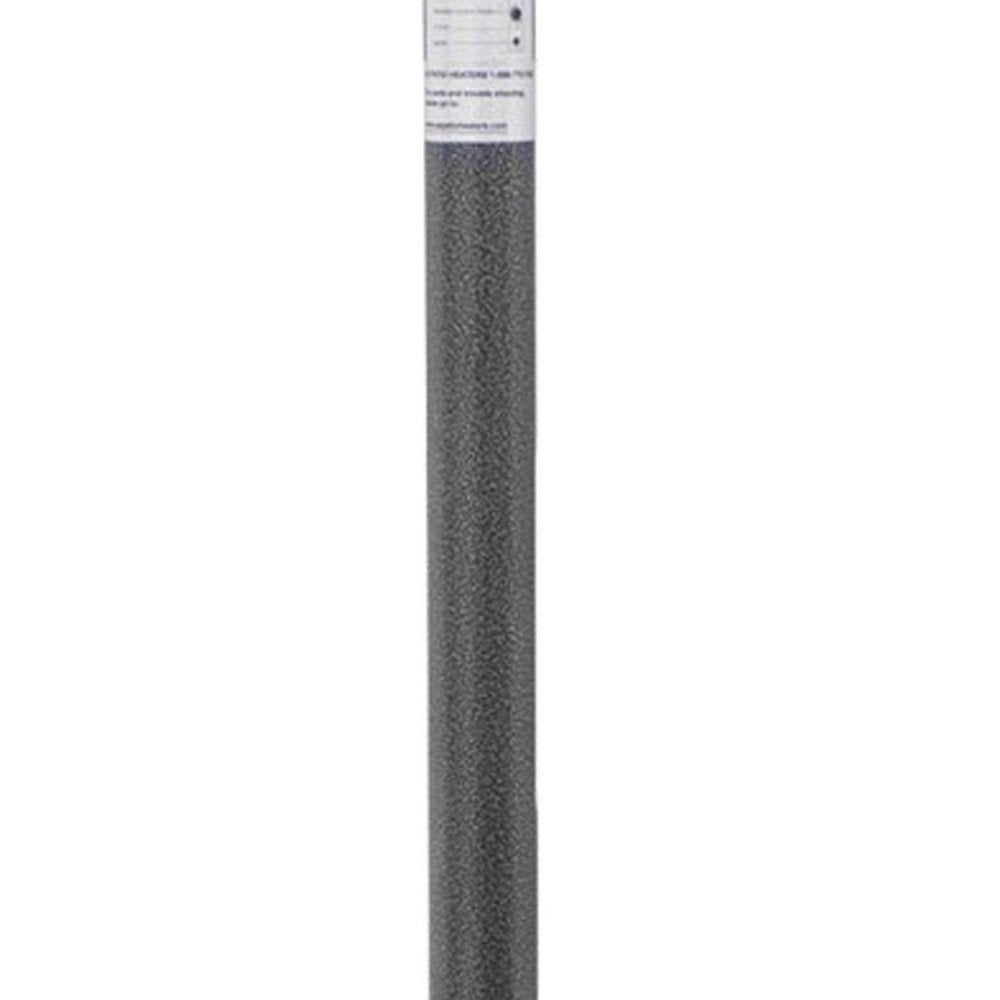 48000 BTU Silver Steel Propane Cylindrical Pole Standing Patio Heater HomeRoots