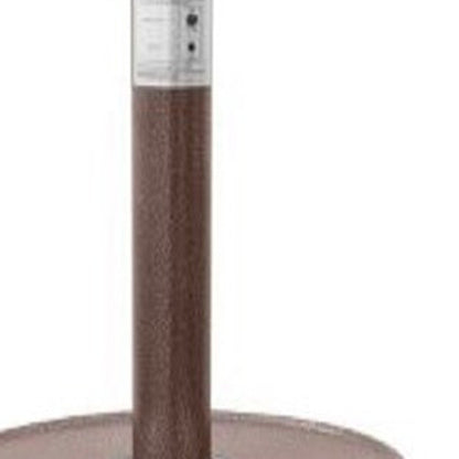 48000 BTU Bronze Steel Propane Cylindrical Pole Standing Patio Heater HomeRoots