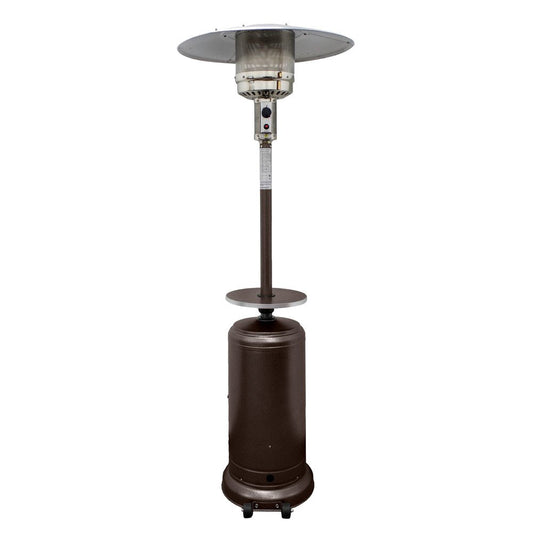 48000 BTU Bronze Steel Propane Cylindrical Pole Standing Patio Heater HomeRoots