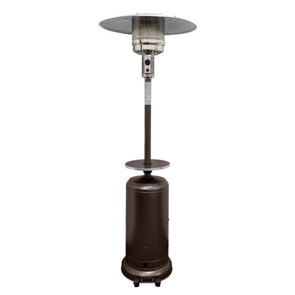 48000 BTU Bronze Steel Propane Cylindrical Pole Standing Patio Heater HomeRoots