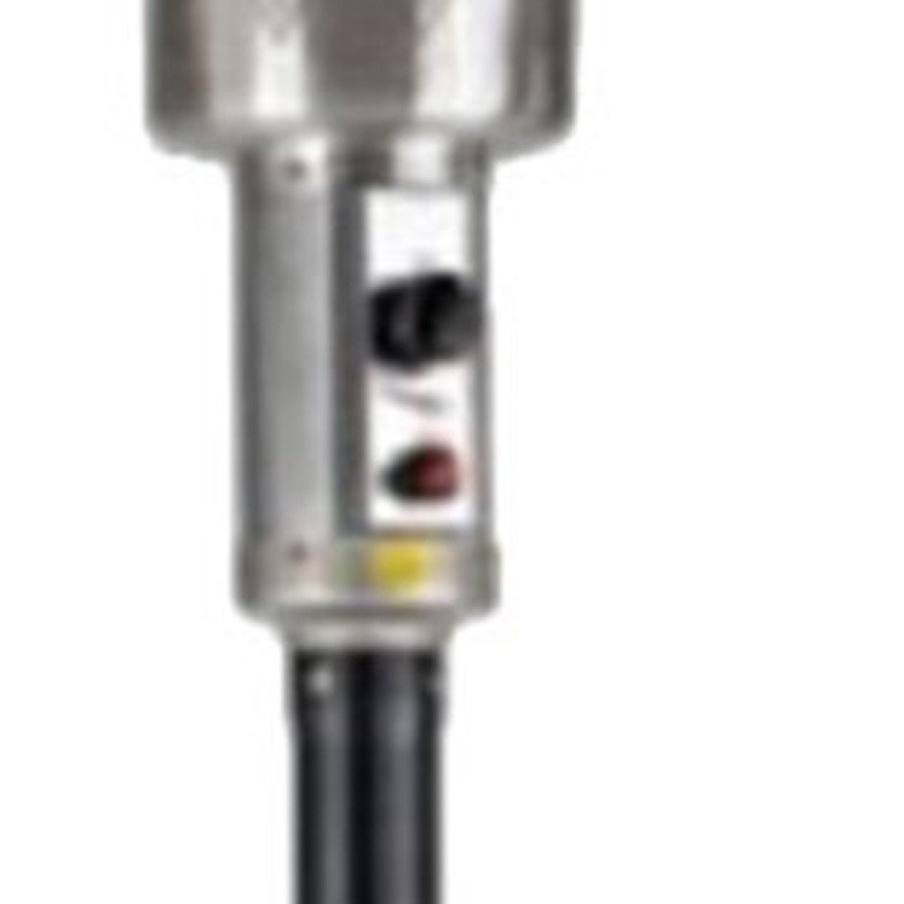 40000 BTU Black Steel Propane Cylindrical Pole Standing Patio Heater HomeRoots