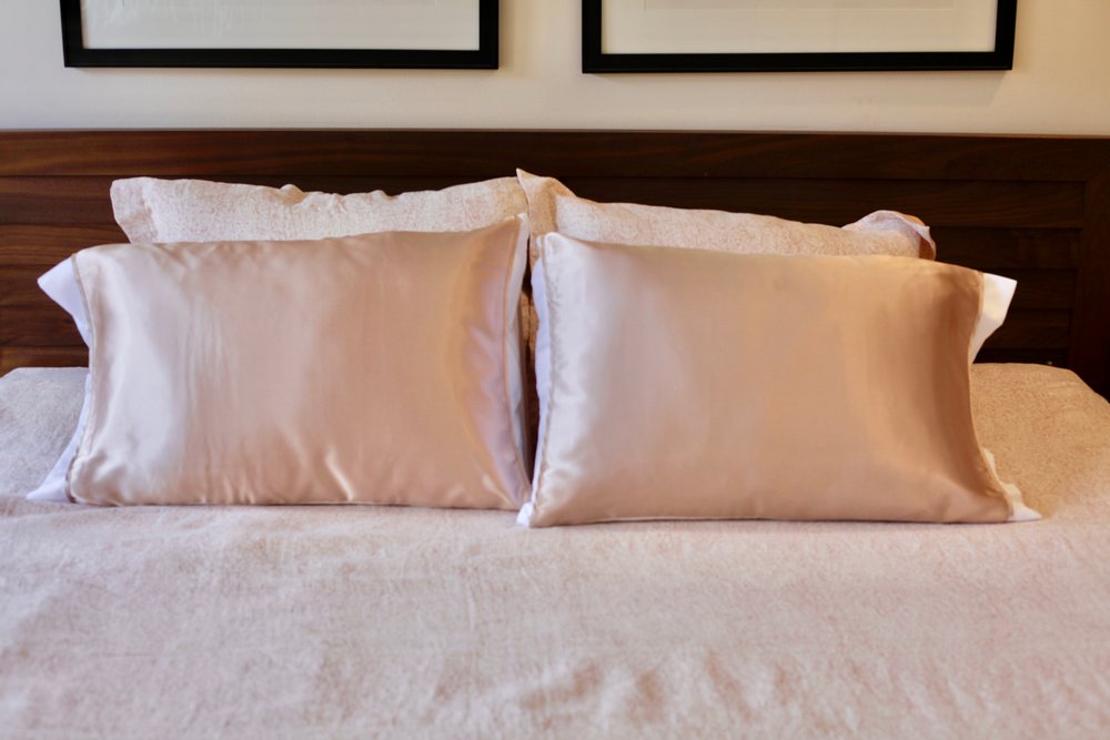 Champagne Silk Open Ended Pillowcase HomeRoots