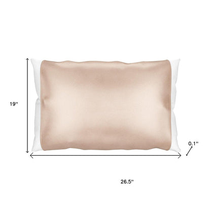 Champagne Silk Open Ended Pillowcase HomeRoots