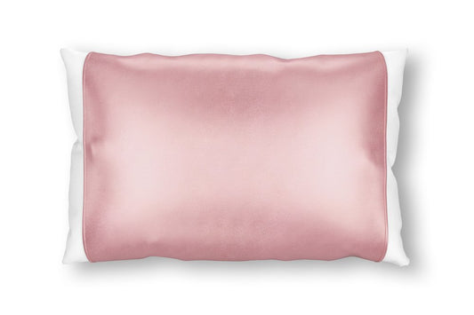 Dusty Rose Silk Open Ended Pillowcase HomeRoots