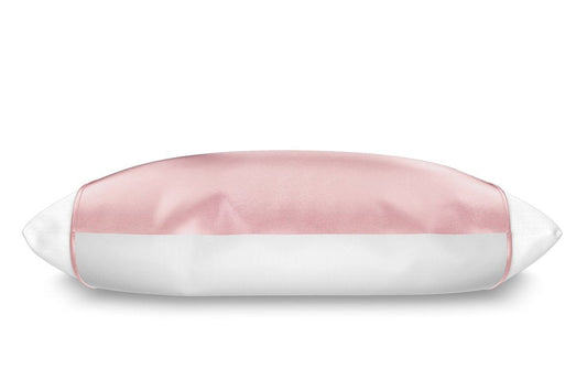 Dusty Rose Silk Open Ended Pillowcase HomeRoots