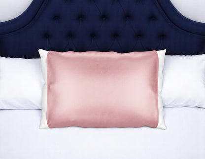 Dusty Rose Silk Open Ended Pillowcase HomeRoots