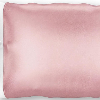 Dusty Rose Silk Open Ended Pillowcase HomeRoots