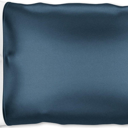 Blue Silk Open Ended Pillowcase HomeRoots