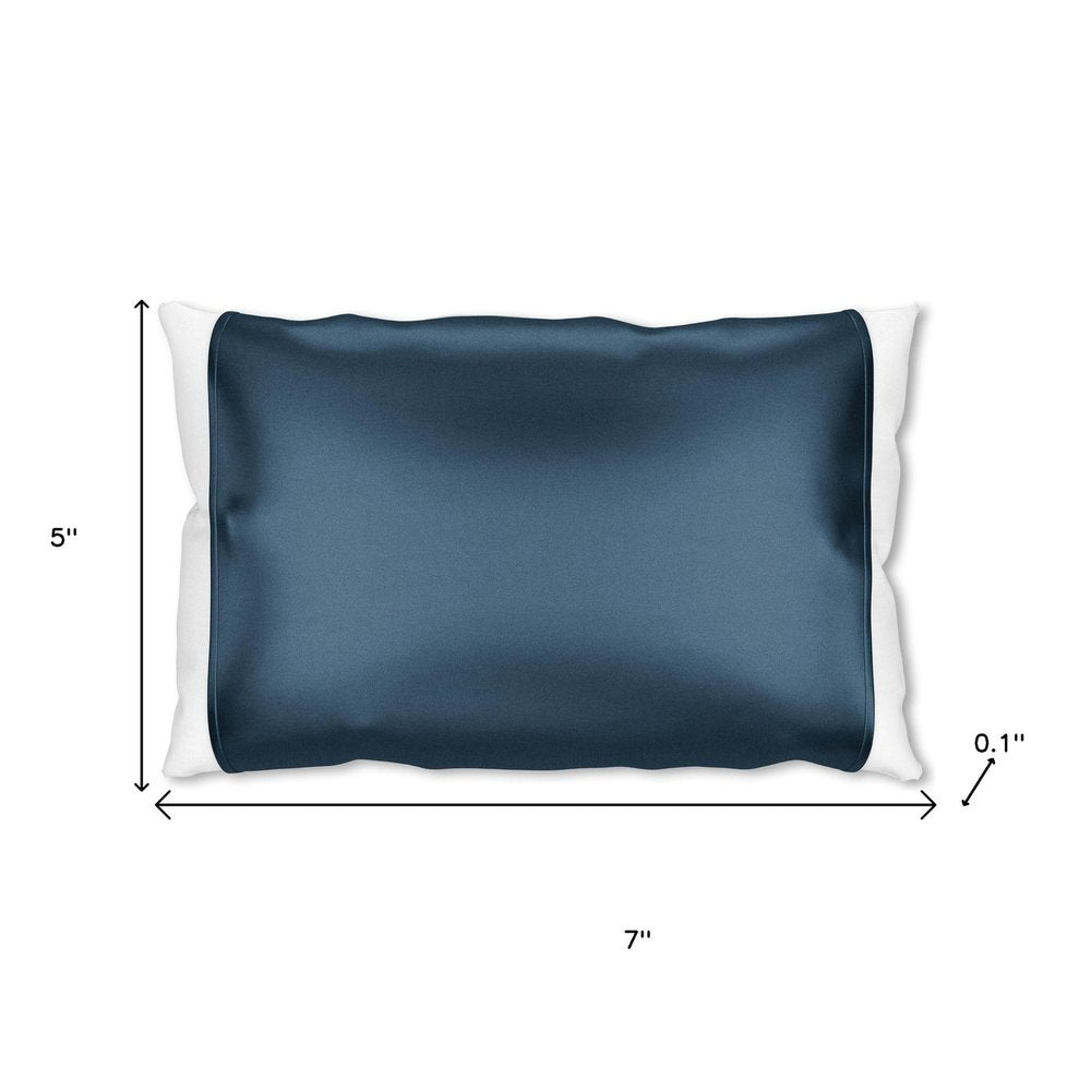 Blue Silk Open Ended Pillowcase HomeRoots