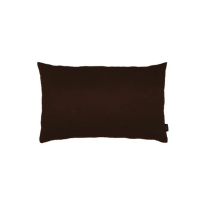 Set Of Two 12" X 20" Brown Zippered Polyester Lumbar Pillow Cover FurniFindUSA