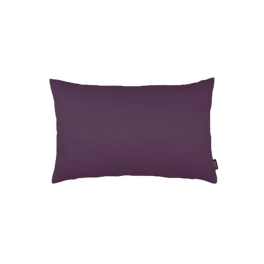 Set Of Two 12" X 20" Purple Polyester Zippered Pillow Cover FurniFindUSA