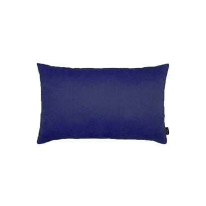 Set Of Two 12" X 20" Navy Blue Polyester Zippered Pillow Cover FurniFindUSA