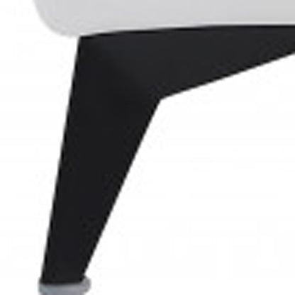 41" White Italian Leather Power Recliner Chair HomeRoots