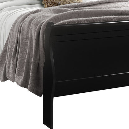 Solid Wood Standard Upholstered Bed