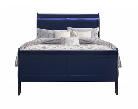 Solid Wood Standard Upholstered Bed HomeRoots