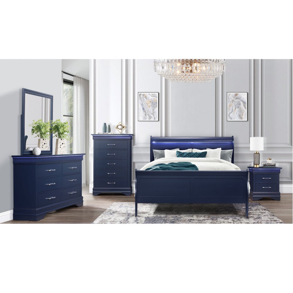 Solid Wood Standard Upholstered Bed HomeRoots
