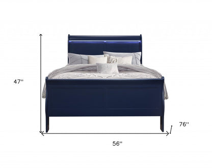 Solid Wood Standard Upholstered Bed HomeRoots