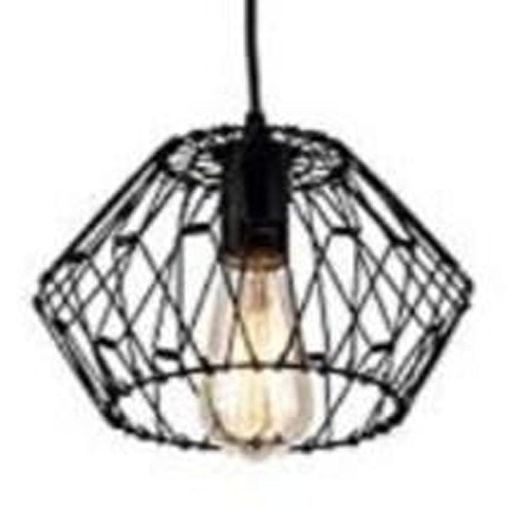 Black Unique Statement Metal Dimmable Chandelier With Black Shades — view 5