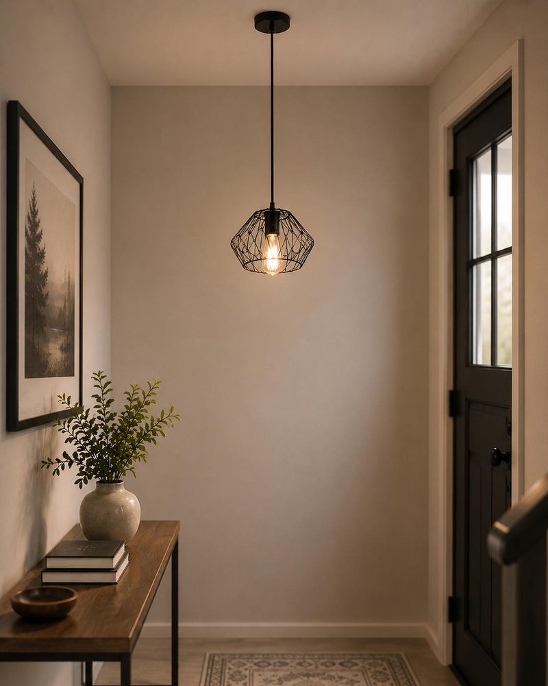 Black Unique Statement Metal Dimmable Chandelier With Black Shades HomeRoots