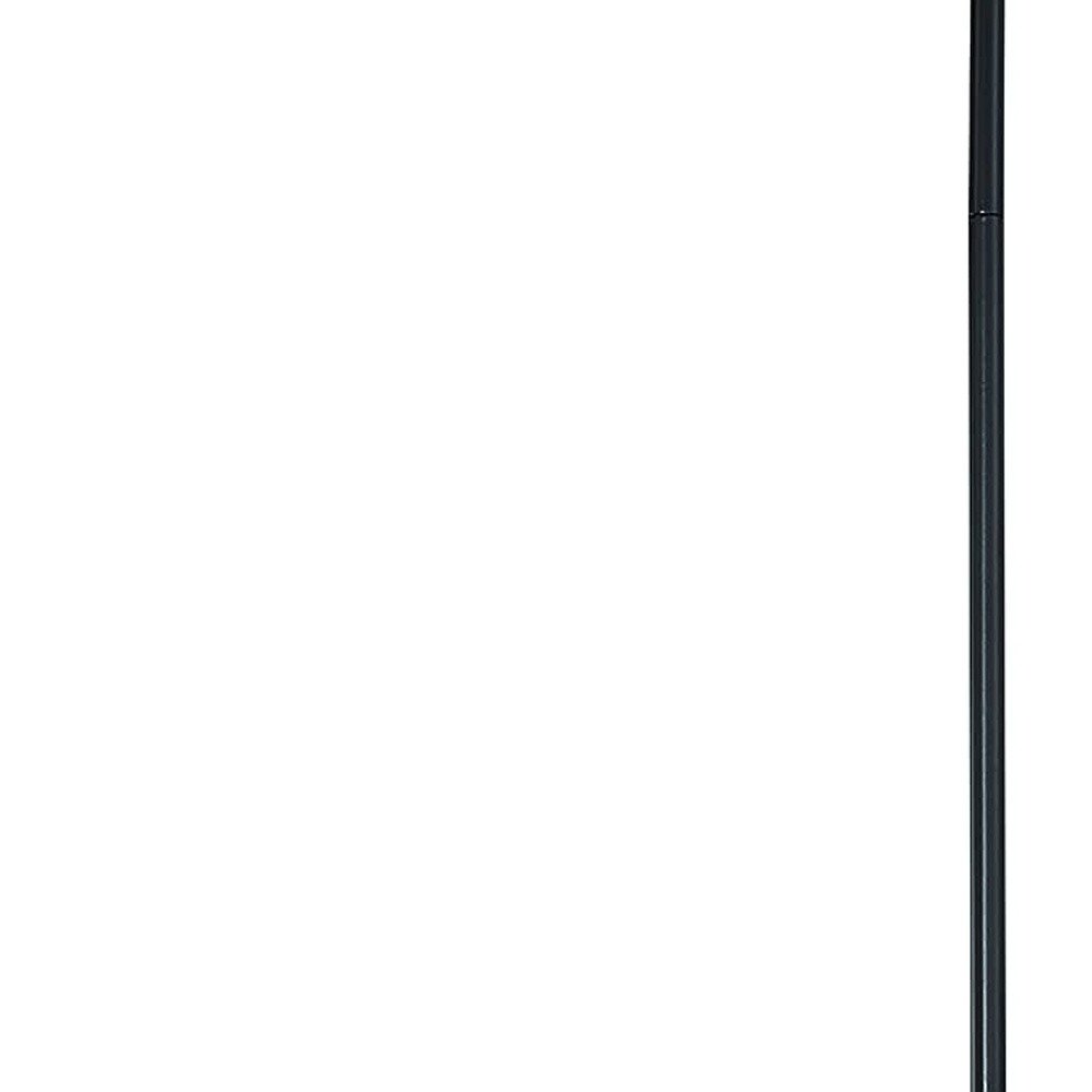 Black And White Candle Style Six Light Metal Dimmable Chandelier — view 3