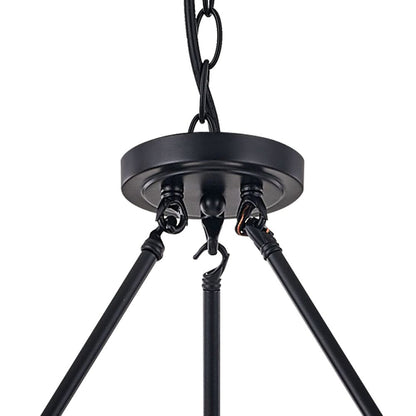 Black And Gold Candle Style Twelve Light Metal Dimmable Chandelier