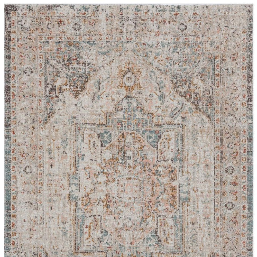 9' X 12' Beige Indoor Outdoor Area Rug HomeRoots