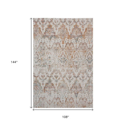 9' X 12' Beige Indoor Outdoor Area Rug HomeRoots
