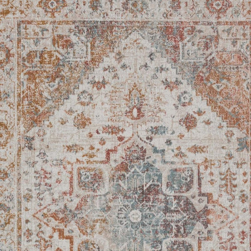 8' X 10' Beige Indoor Outdoor Area Rug HomeRoots