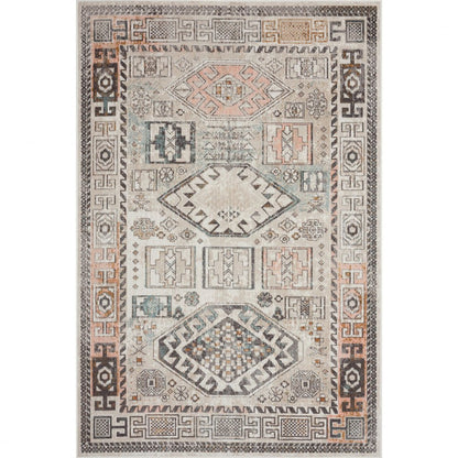8' X 10' Cream Indoor Outdoor Area Rug HomeRoots