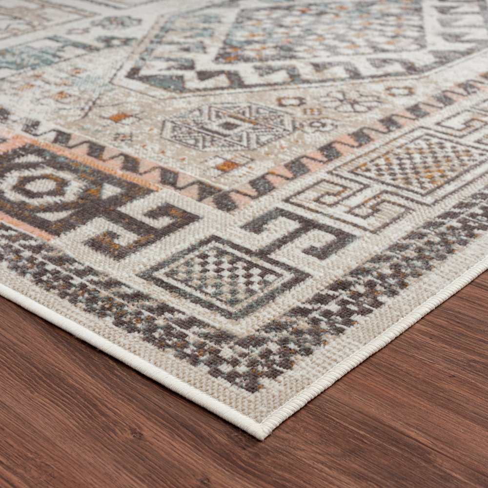 8' X 10' Cream Indoor Outdoor Area Rug HomeRoots