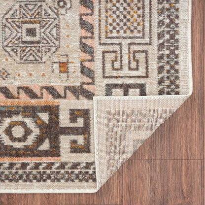 8' X 10' Cream Indoor Outdoor Area Rug HomeRoots