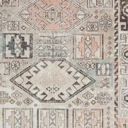 8' X 10' Cream Indoor Outdoor Area Rug HomeRoots
