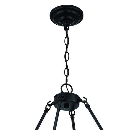 Black Candle Style Twelve Light Metal Dimmable Chandelier With White Shades