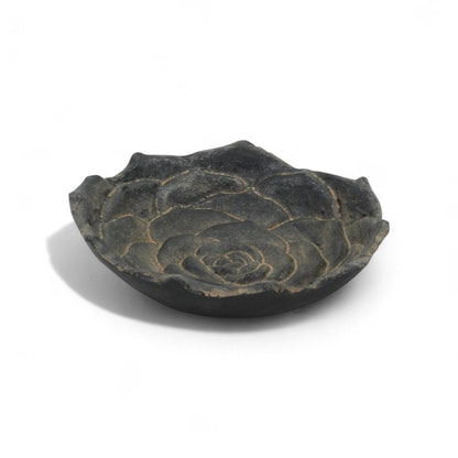 5" Black Novelty Metal Handmade Tray HomeRoots