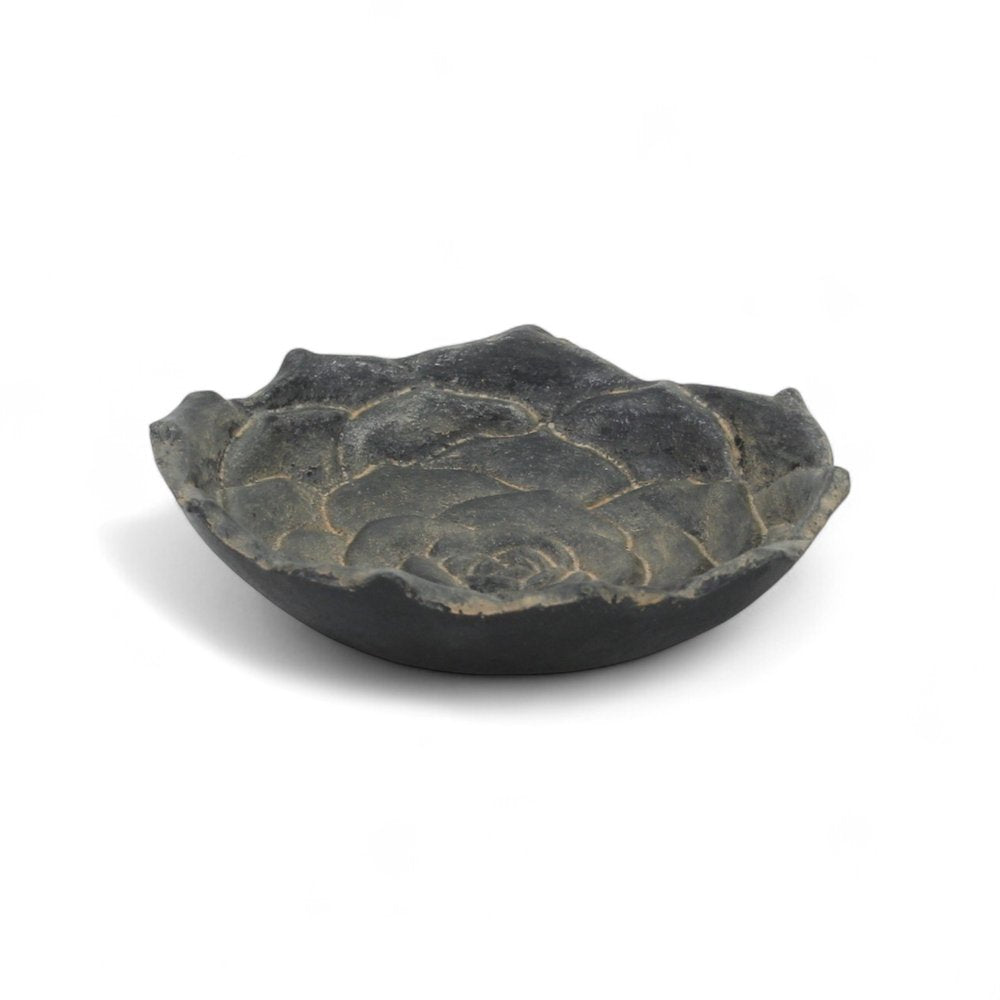 5" Black Novelty Metal Handmade Tray HomeRoots