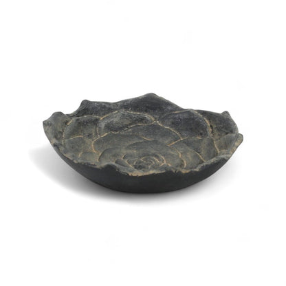 5" Black Novelty Metal Handmade Tray HomeRoots