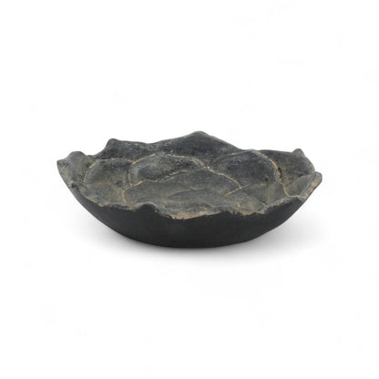 5" Black Novelty Metal Handmade Tray HomeRoots