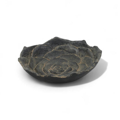 5" Black Novelty Metal Handmade Tray HomeRoots