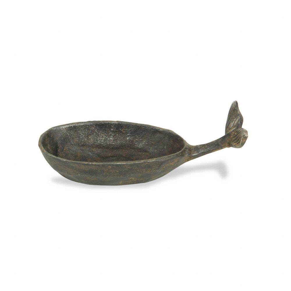 2" Bronze Iron Tabletop Dish Candle Holder HomeRoots