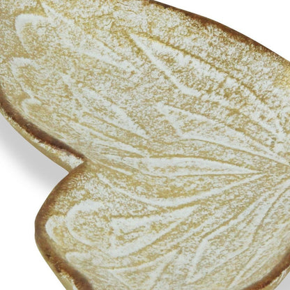 9" Gold Novelty Metal Handmade Tray HomeRoots