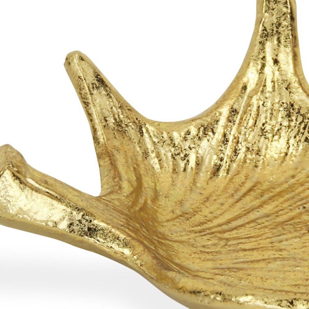 10" Gold Antler Cast Iron Vanity Tray — view 7
