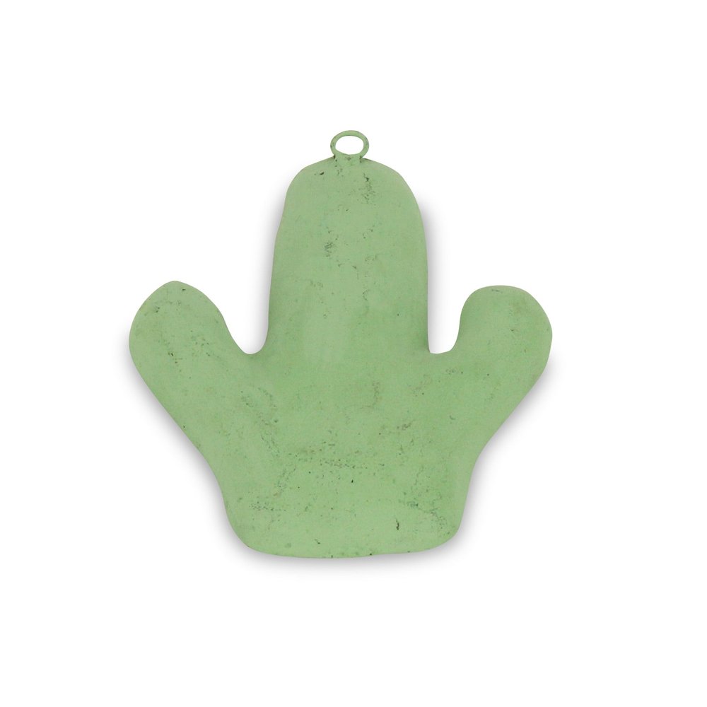 6" Green Cactus Cast Iron Vanity Tray HomeRoots