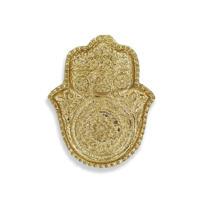 5" Gold Novelty Metal Handmade Tray HomeRoots