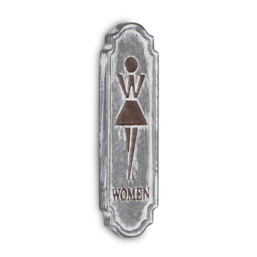 12" X 4" Gray And Brown Metal Wall Decor — view 2