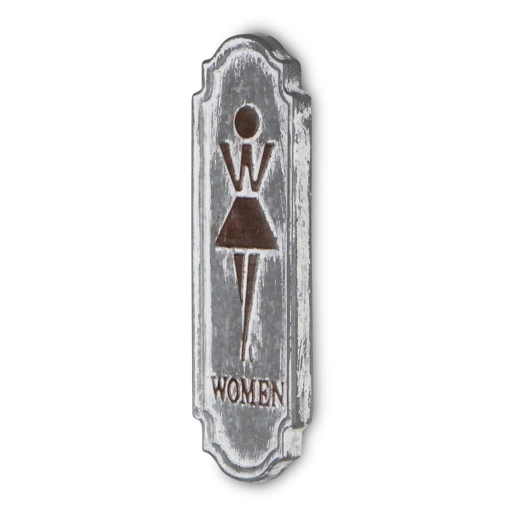 12" X 4" Gray And Brown Metal Wall Decor — view 3