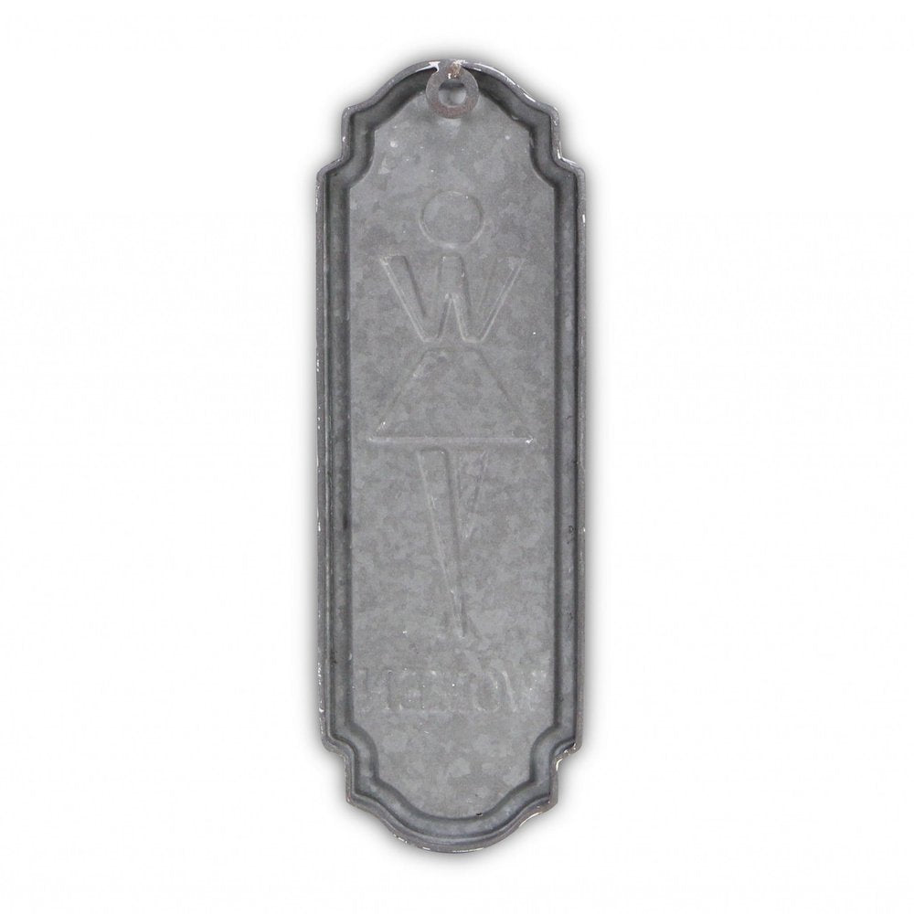 12" X 4" Gray And Brown Metal Wall Decor — view 4