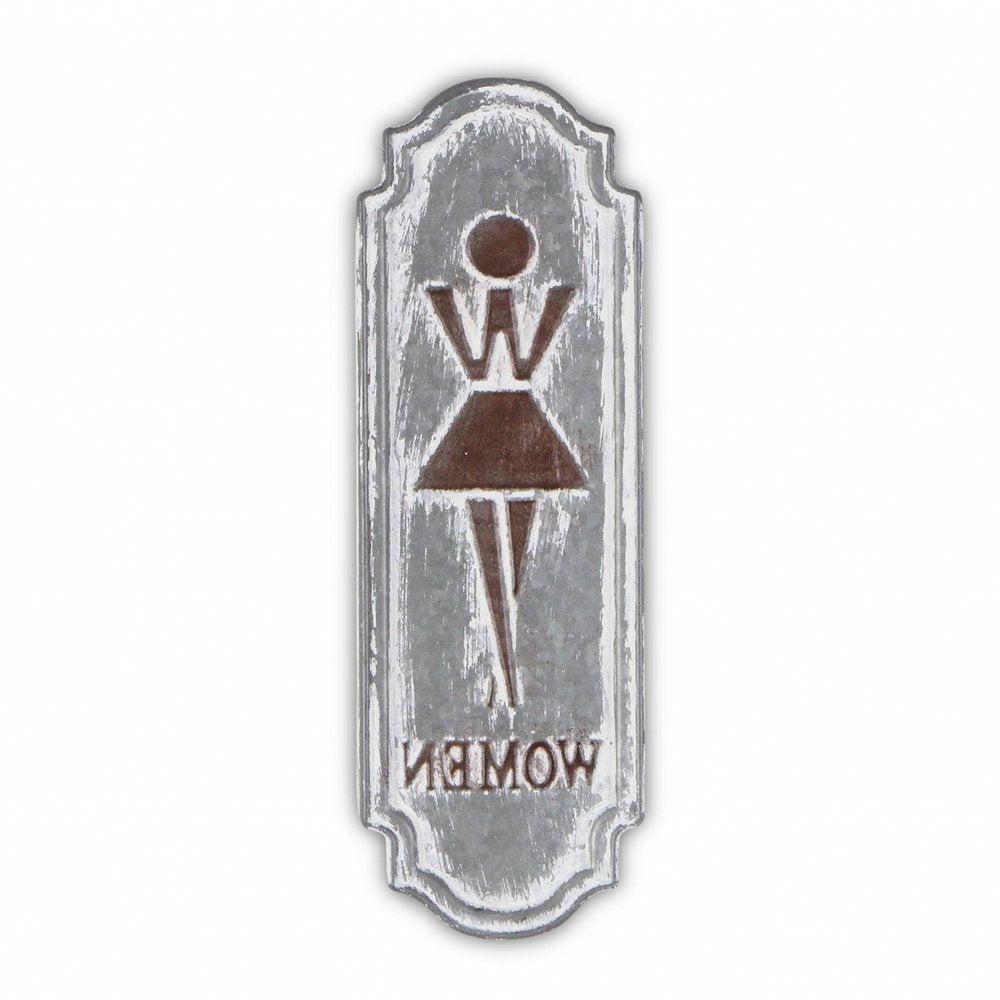 12" X 4" Gray And Brown Metal Wall Decor — view 6
