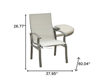 Seven Piece Black and Gray Rectangular Glass Dining Set with Six Chairs HomeRoots