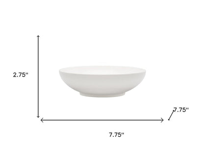 White Six Piece Porcelain Service For Six Bowl Set HomeRoots