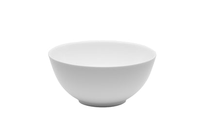 White Six Piece Porcelain Service For Six Bowl Set